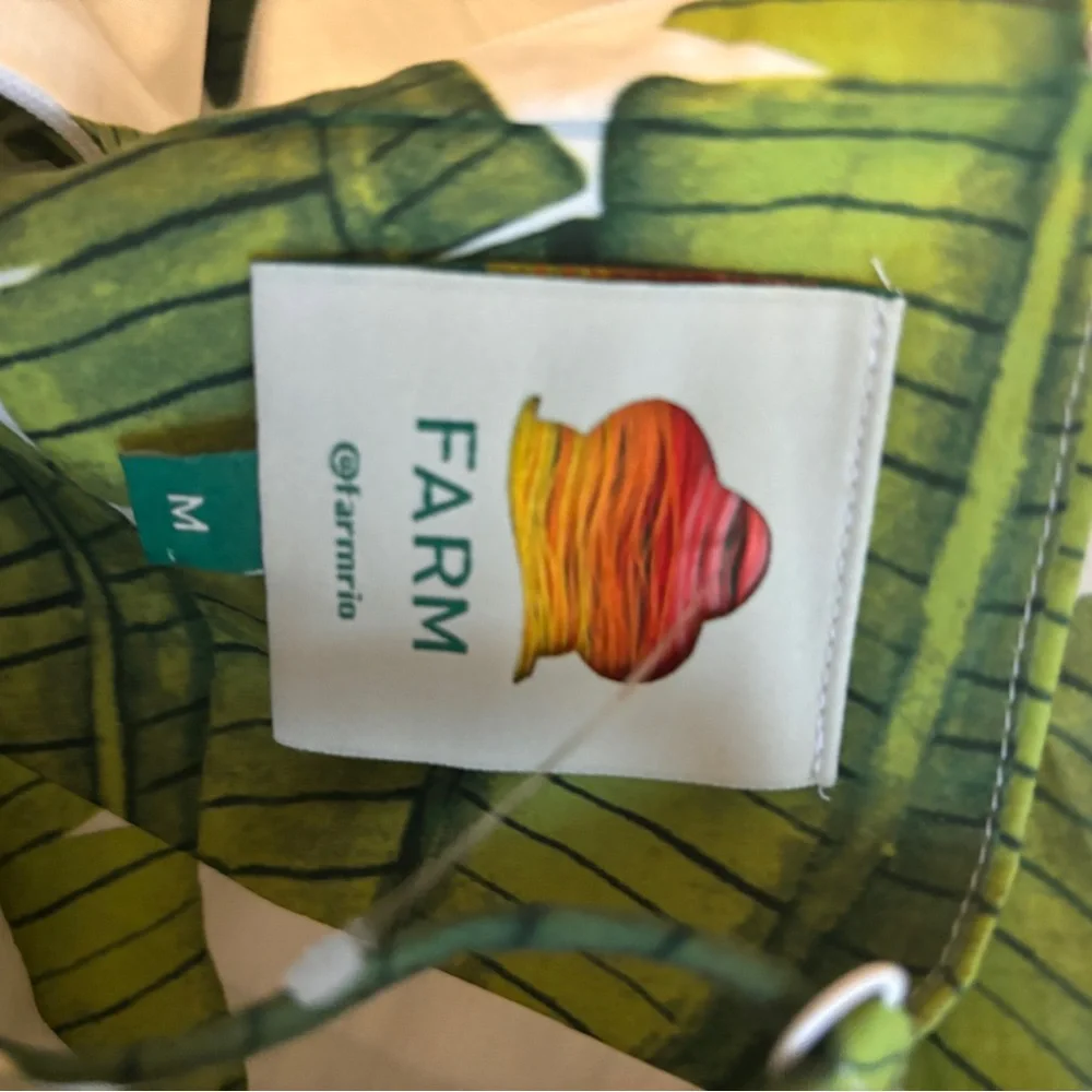 FARM Rio Green Leaf Print Maxi Dress - Picture 6 of 8